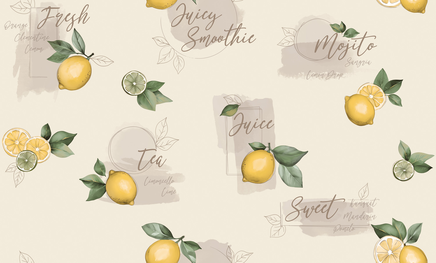 Обои флиз "WallSecret Basic" Mojito 8986-11  10*1,06м *6 Обои флиз "WallSecret Basic" Mojito 8986-11  10*1,06м *6