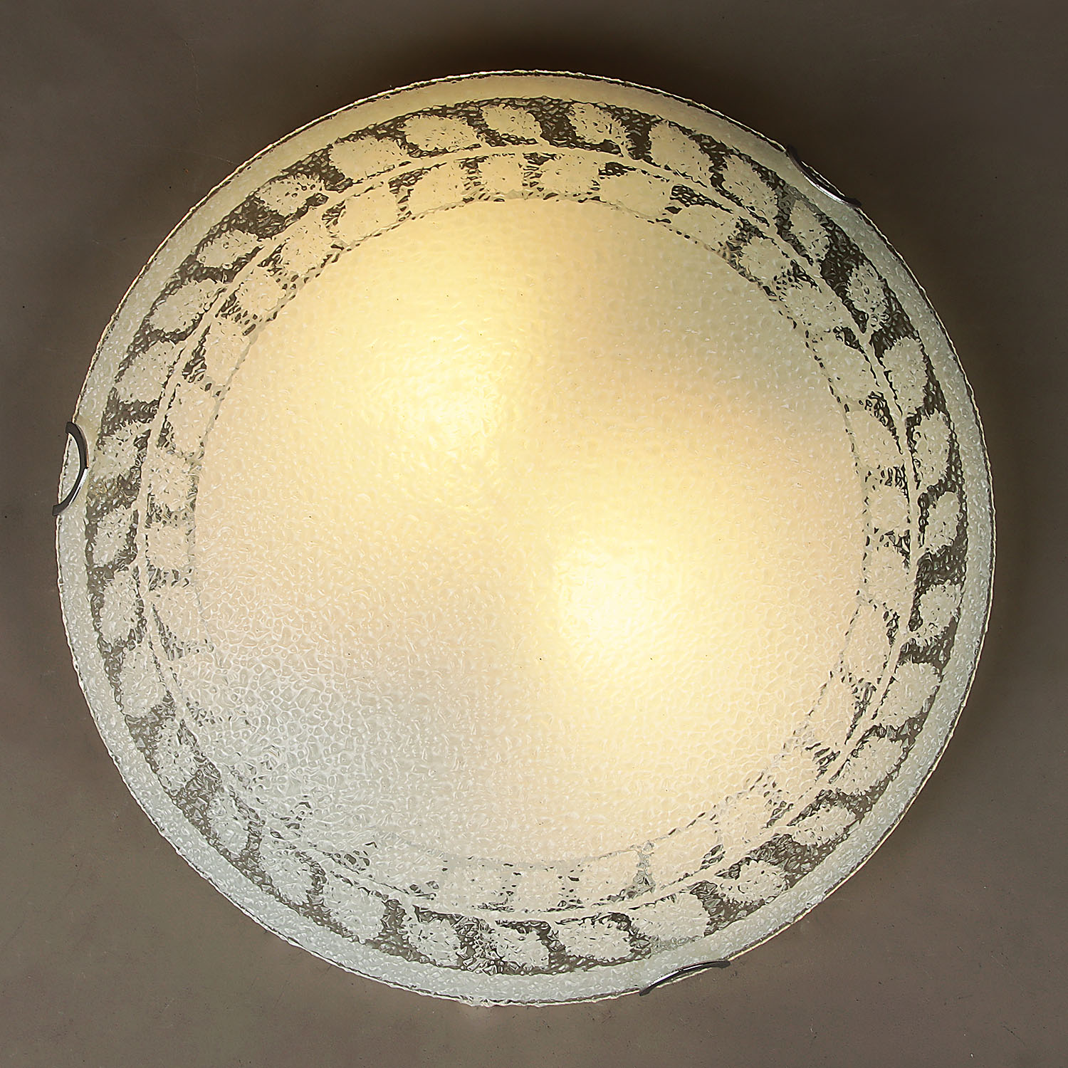 Светильник настенно-потолочный стекло FX3140/12'' Е27 60Вт (h=90, диам 300 ) 8кв.м.  VERNER LIG