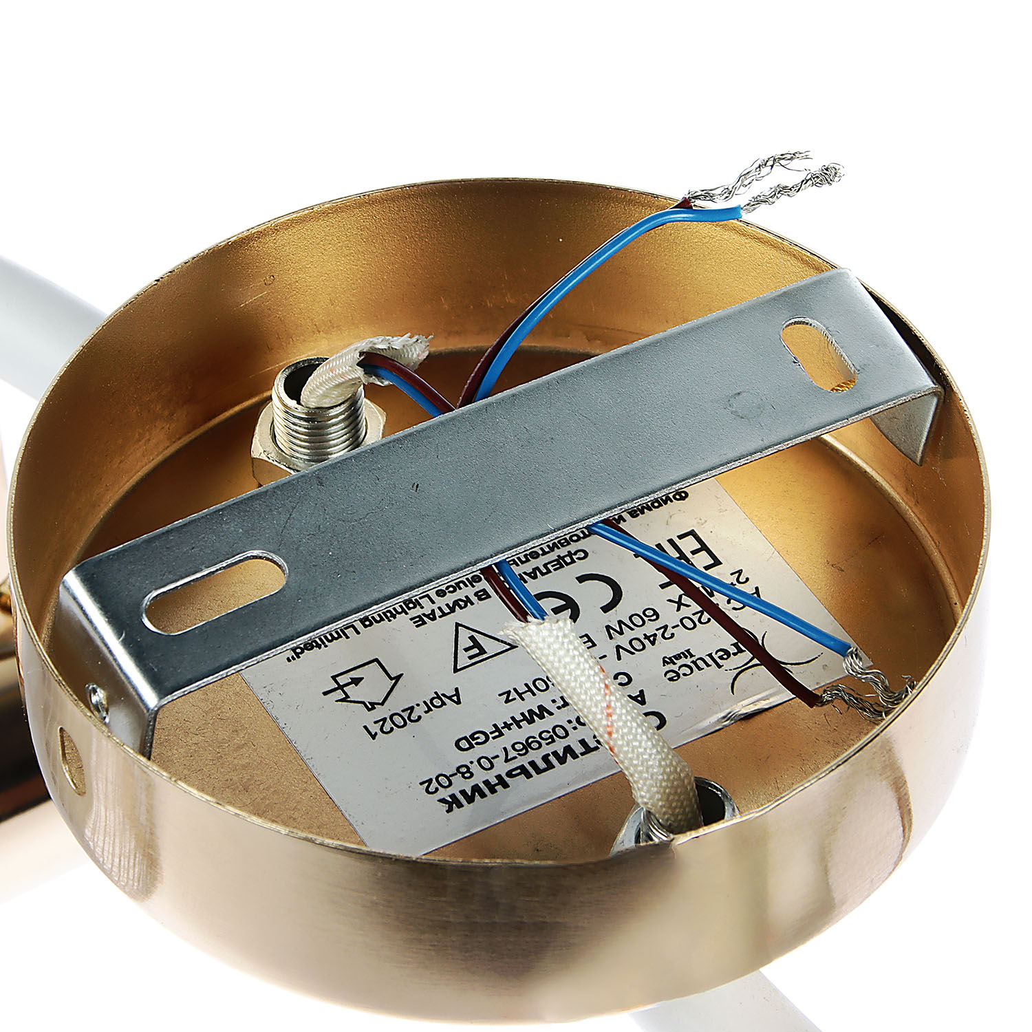 Светильник настенный (спот) 05967-0.8-02 WH+FGD Е14 2*60W *2