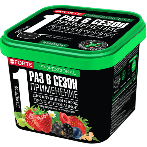 Удобрение для клубники и ягод с биодоступным кремнием ведро 1л Bona Forte *12 Удобрение для клубники и ягод с биодоступным кремнием ведро 1л Bona Forte *12