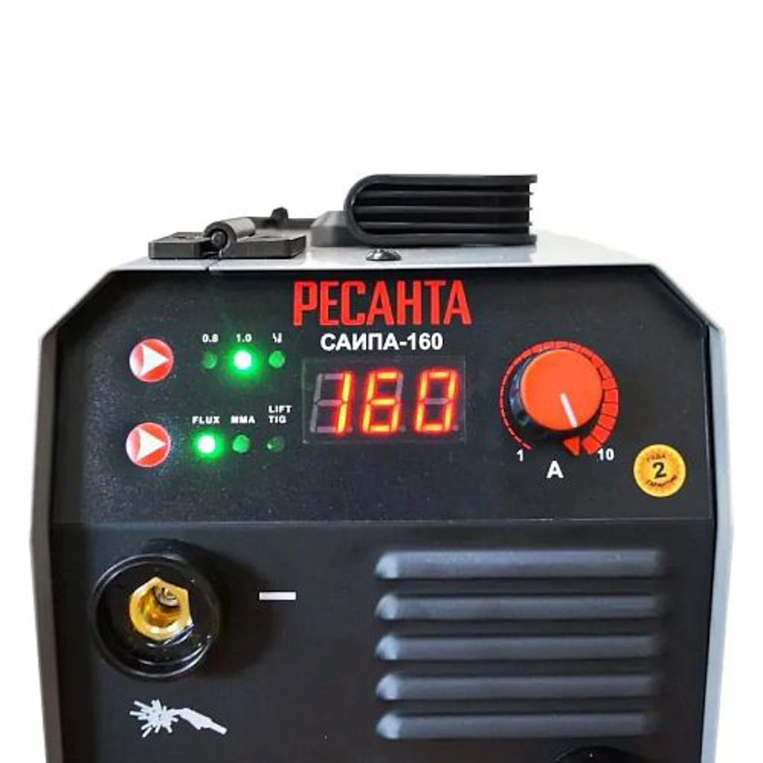Аппарат сварочный инверторный полуавтоматический Ресанта САИПА-160, 160 А, 4 мм