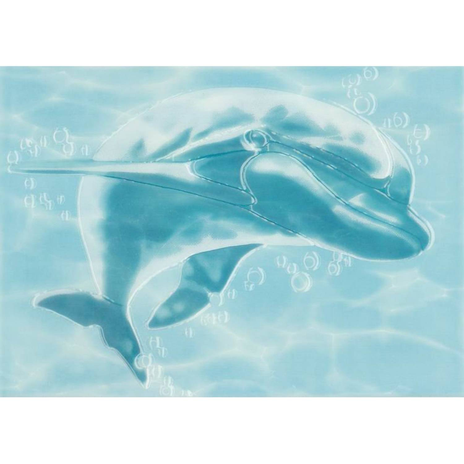 Декор Лазурь Beryoza Ceramica Касатка бирюзовый 250*350мм