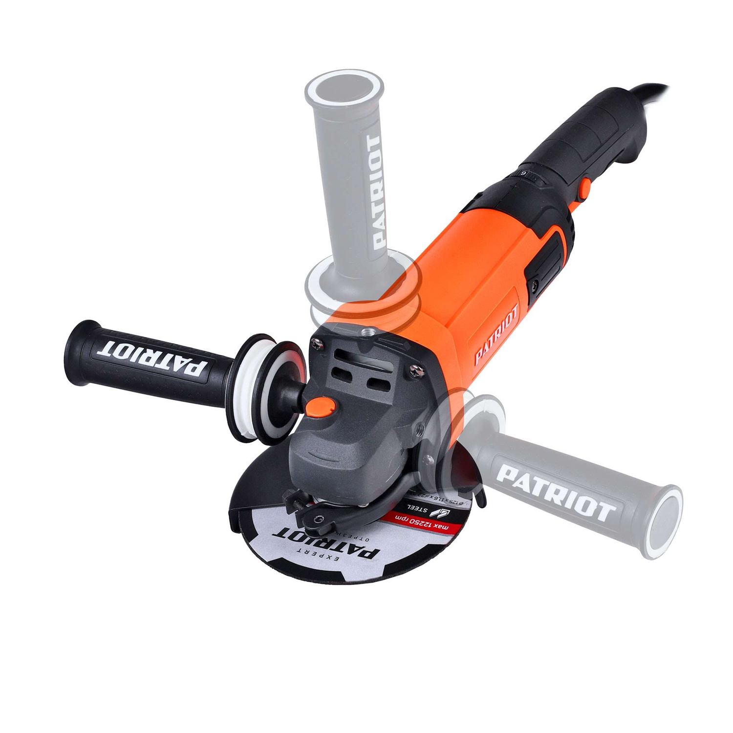 Шлифмашина угловая 125мм 1300Вт 11000об/мин М14 AG 128E PATRIOT *1/8