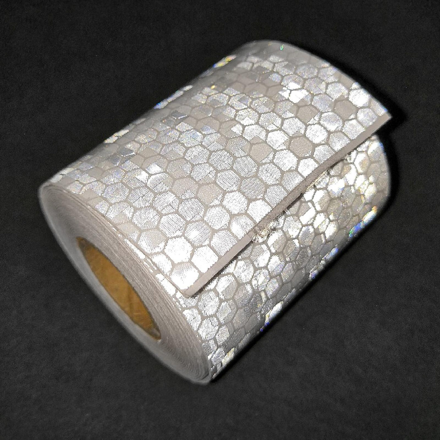 яяяСветоотражающая лента TORSO, самоклеящаяся, белая, 5 см х 3 м   4330993