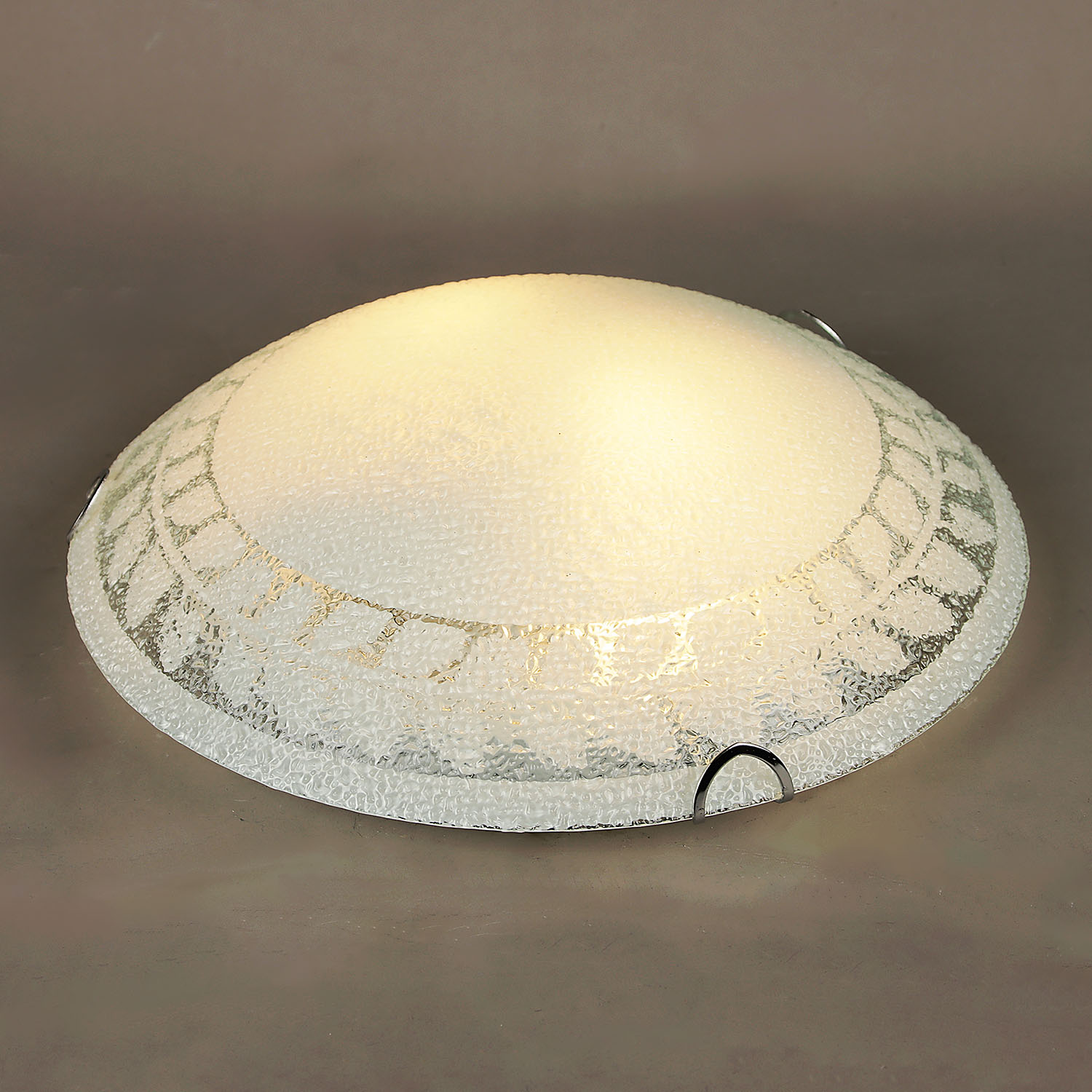 Светильник настенно-потолочный стекло FX3140/12'' Е27 60Вт (h=90, диам 300 ) 8кв.м.  VERNER LIG