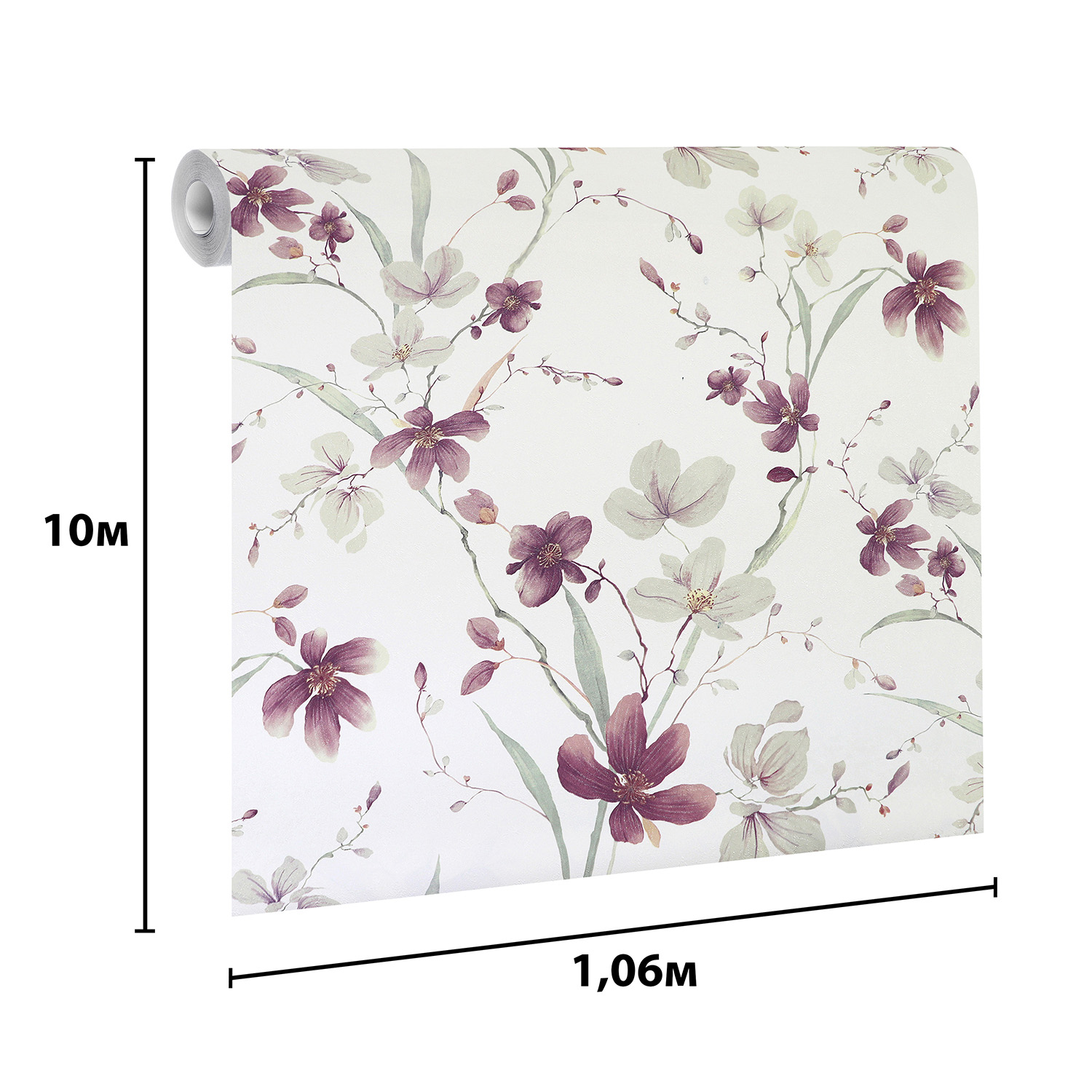 Обои флиз Elysium Виола (бел.) Е203801 1,06*10м  *1/4