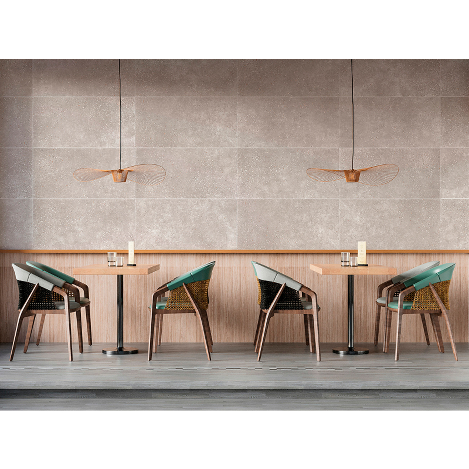 Керамогранит 1.62 м² Global Tile Coral Rock GT184VG, 600х300х9 мм, темно-серый