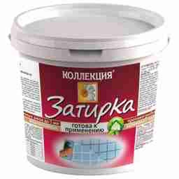Затирка акриловая для швов 0.8 кг КОЛЛЕКЦИЯ, белый