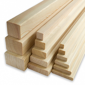 Брусок 19х19х2200 мм, Мастер Вуд, строганый, сращенный, сорт экстра Брусок 19х19х2200 мм, Мастер Вуд, строганый, сращенный, сорт экстра