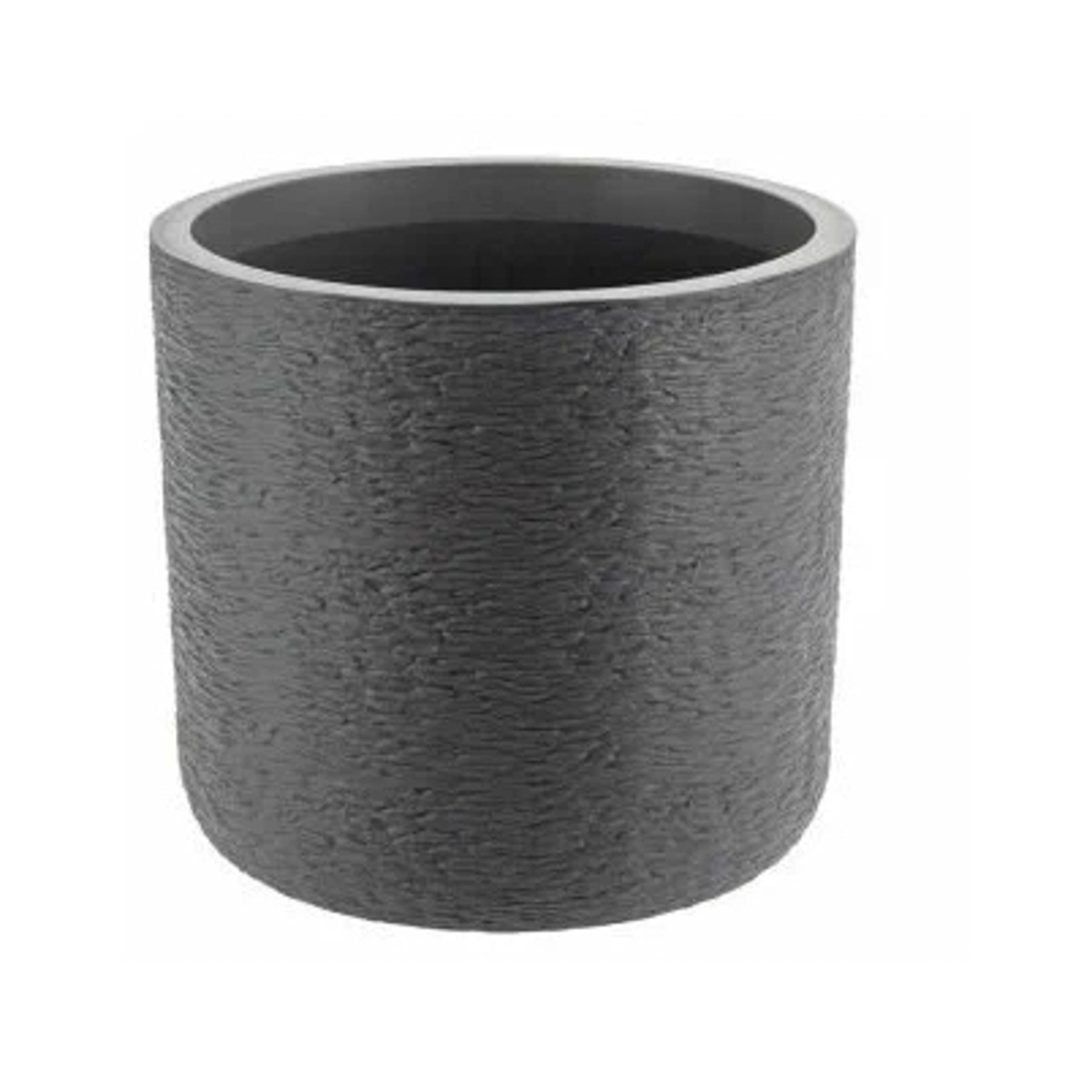 Кашпо пластм. "Сланец" 24л d верха 380мм h265мм со вставкой Графитовый М3201 ("М-П")*1
