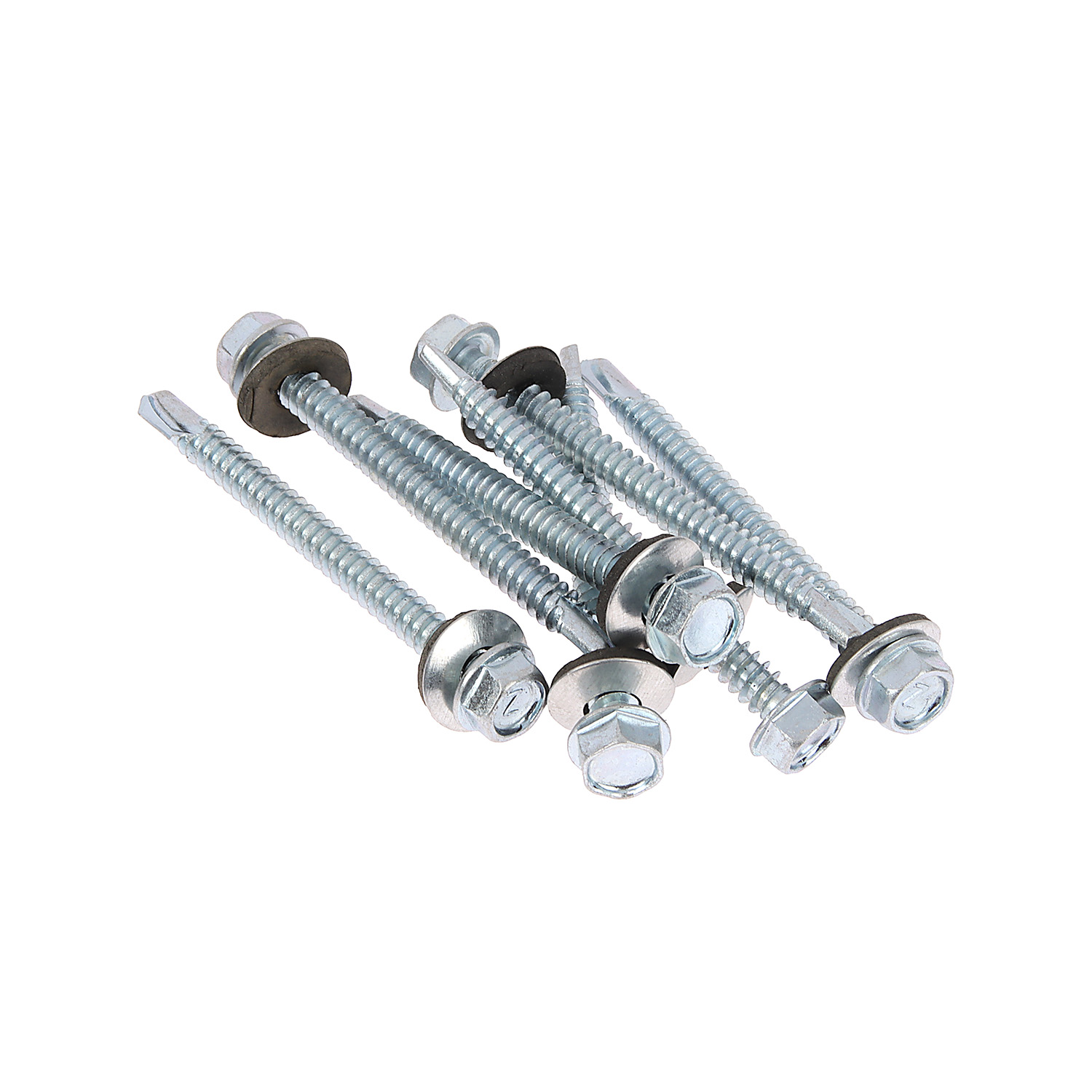 Саморезы кровельные BROZEX 6,3*70 цинк (1000шт) промтара к *1