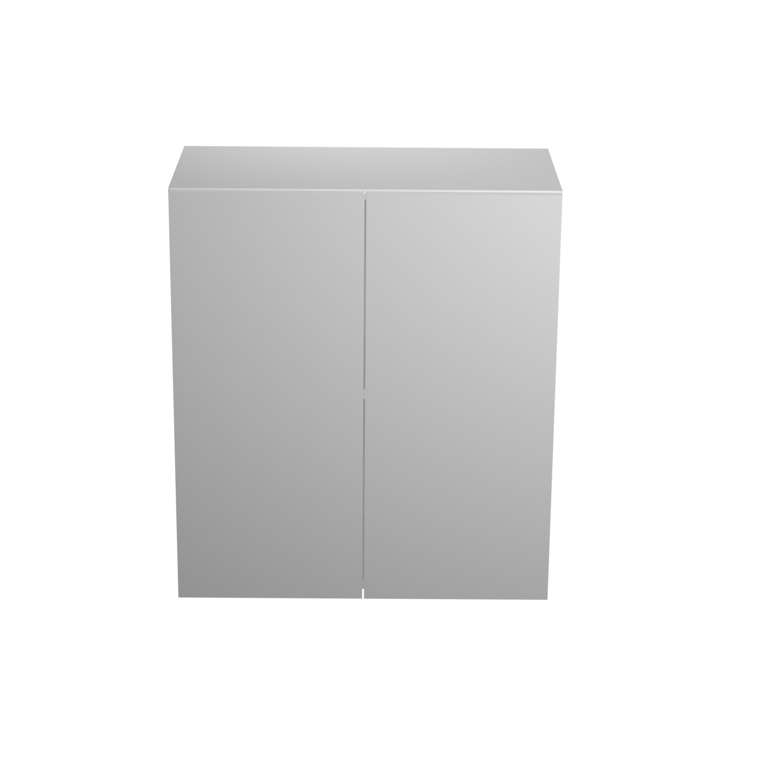 Шкаф навесной 600х676х290 мм BROZEX-WOOD Melissa, с двумя дверцами, белый