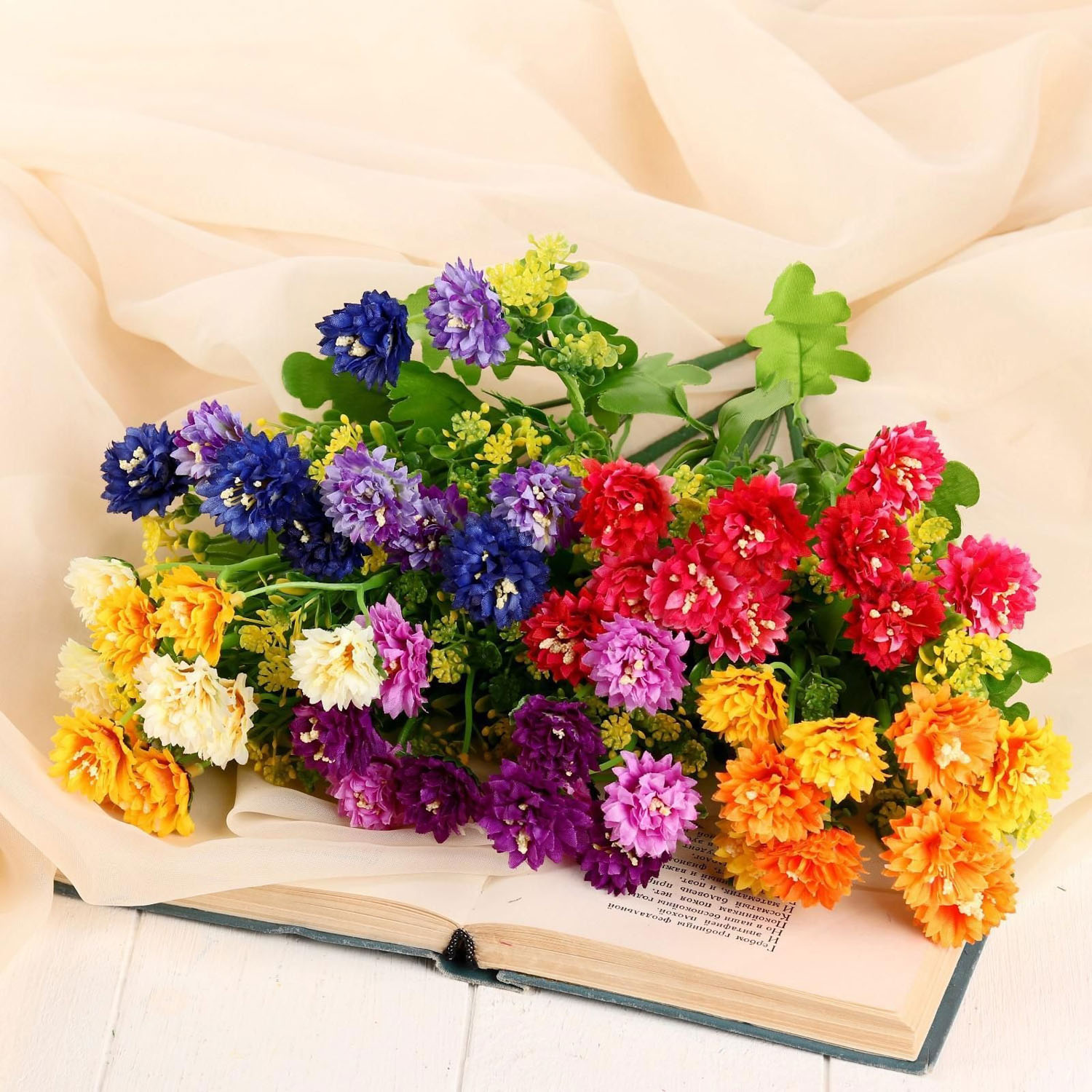 Букет "Бархатцы" 30 см, микс   5202904