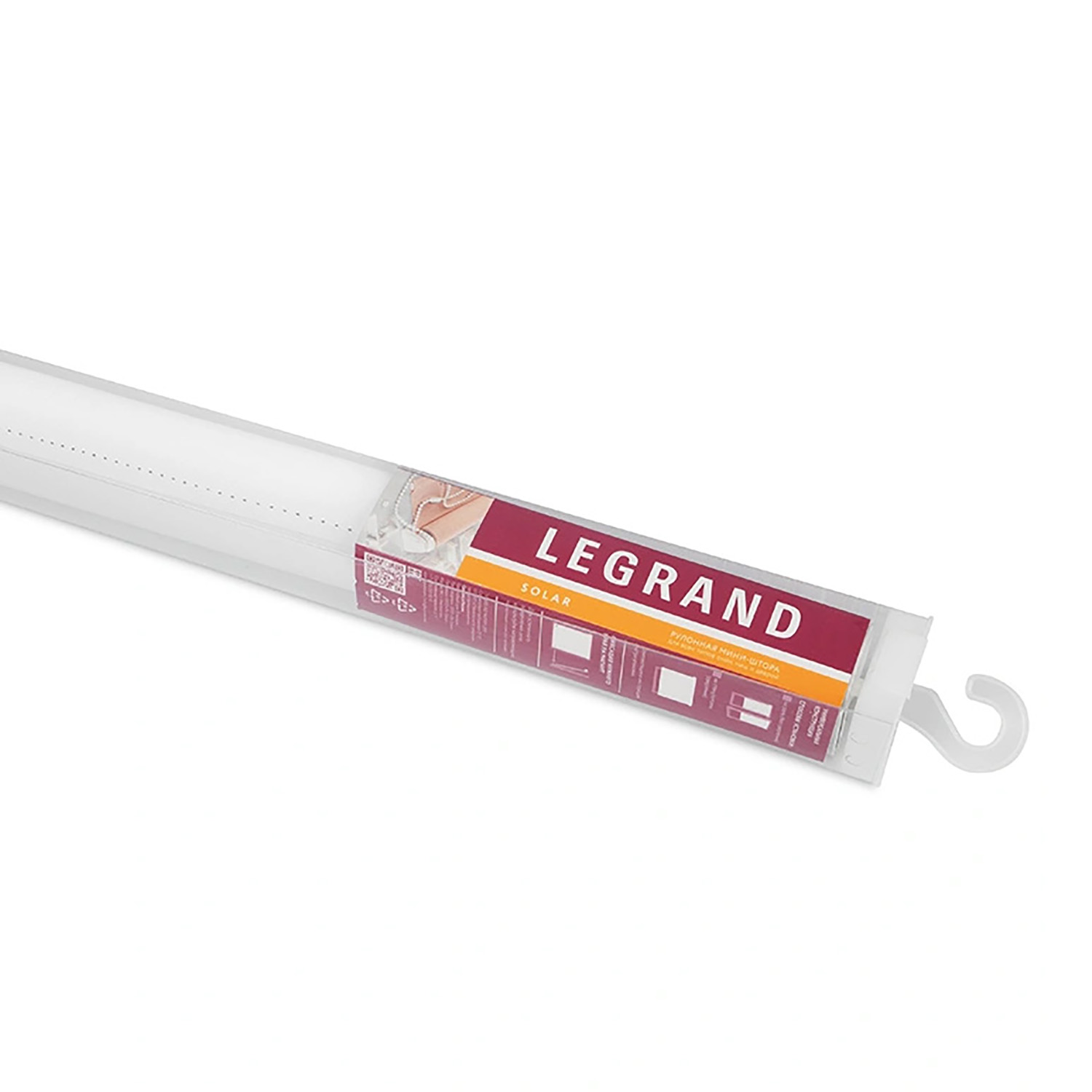 Штора рулонная Блэкаут Болид белый 47*175 Легранд *1/6