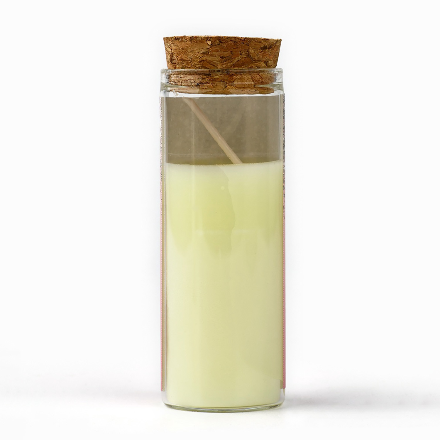 Свеча в колбе «Все начинается с любви» 8×3 см, 10649417