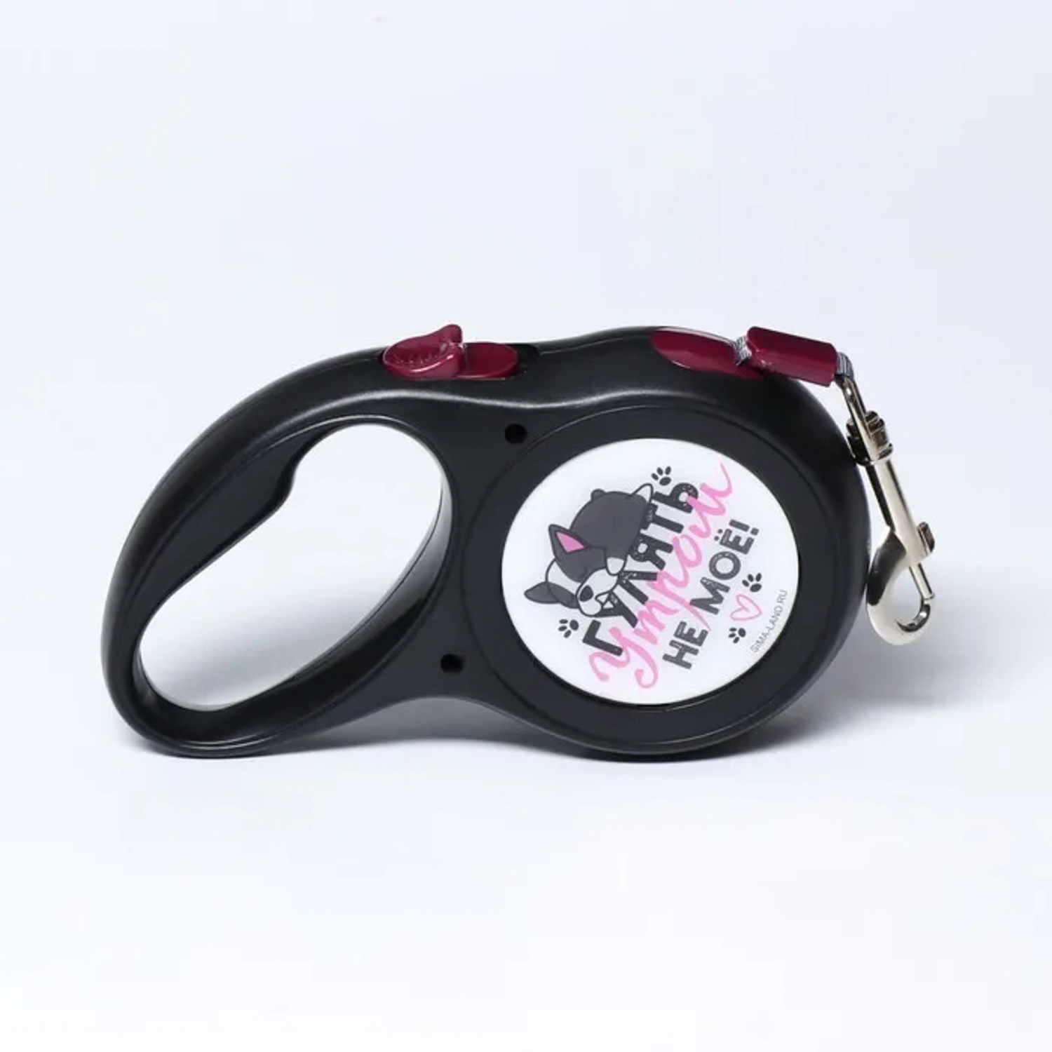 Рулетка "Гулять утром НЕ МОЕ!" 5 м, вес животного до 12 кг 6787566 Рулетка "Гулять утром НЕ МОЕ!" 5 м, вес животного до 12 кг 6787566