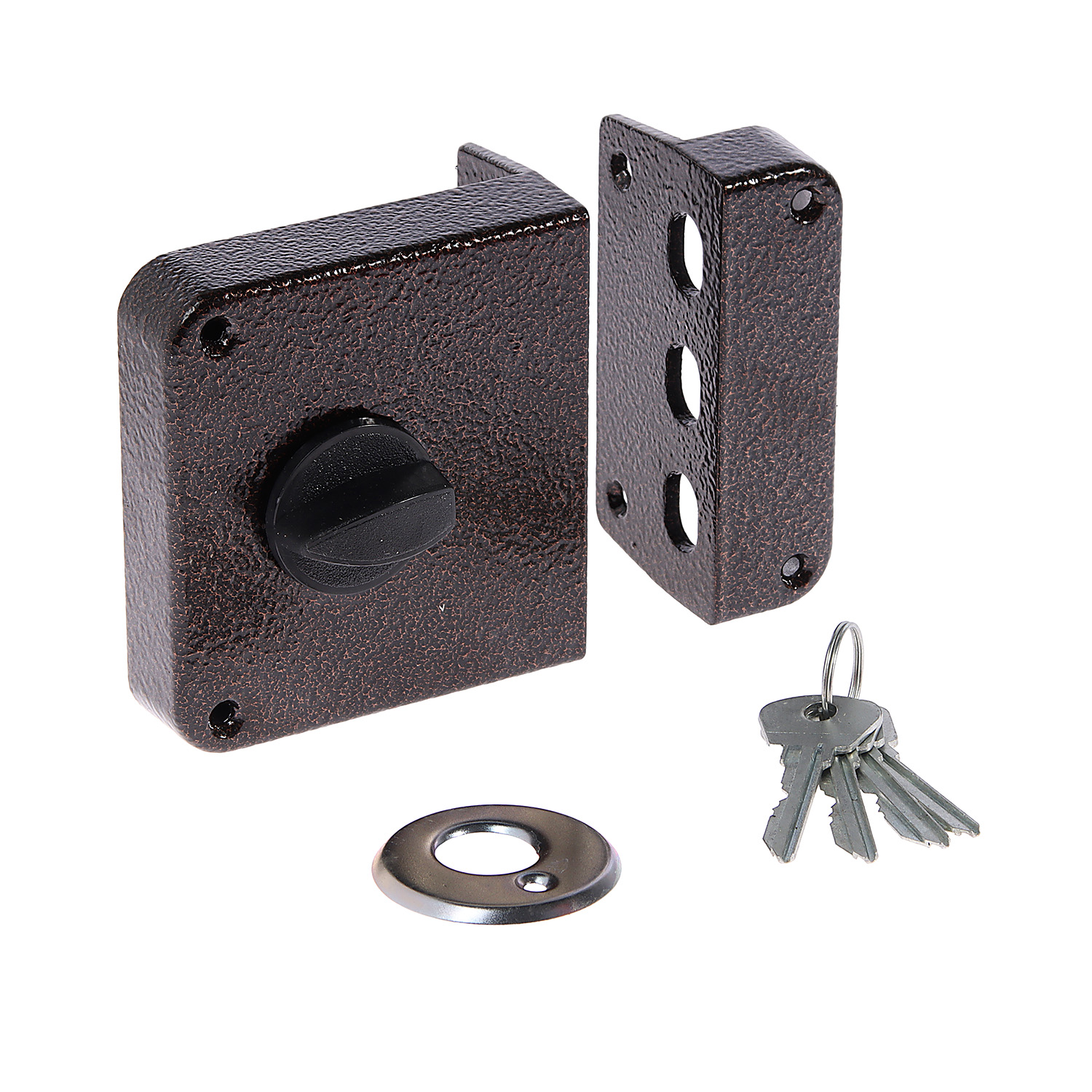 Замок накладной Зенит ЗН1-3-3 медь *1/15