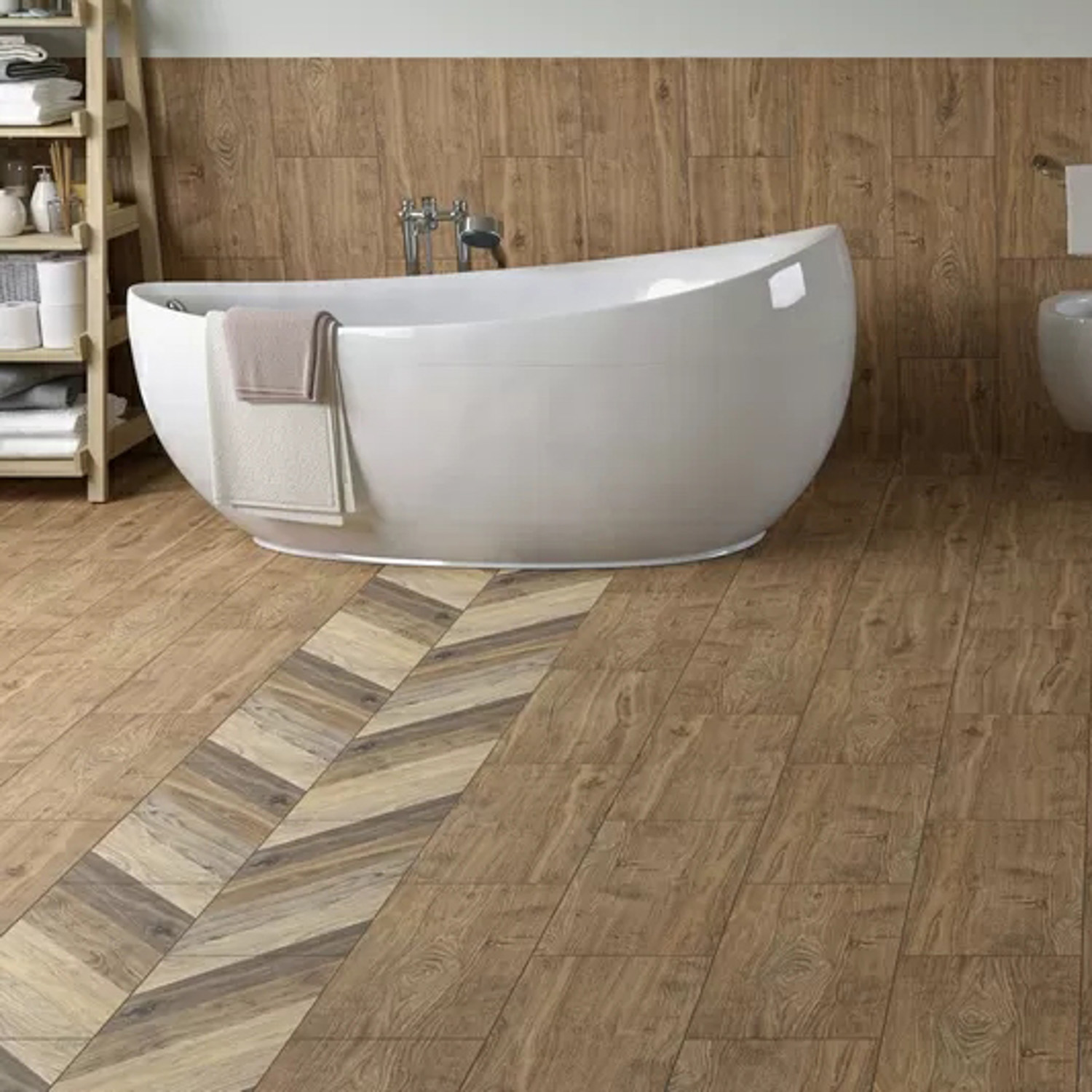 яяяПлитка напольная Ноттингем 4Д кор. 60*30 тип 2 шеврон 1/46,08 НОТ4Д/Т2/30/60/46.08 Керамин