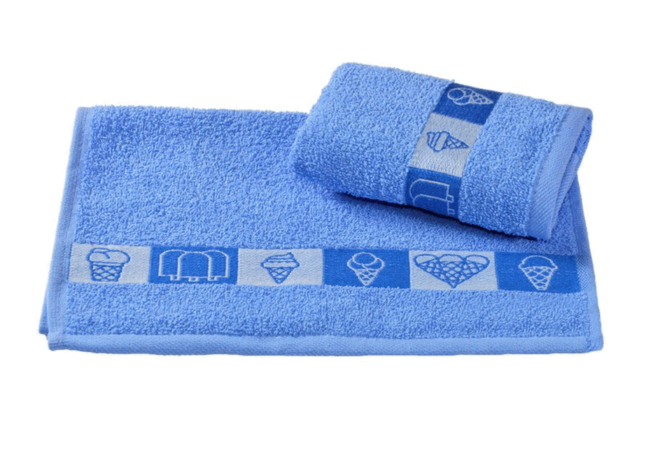 Полотенце махровое 30*60см Мороженое 340гр/м2 Текстиль центр *10