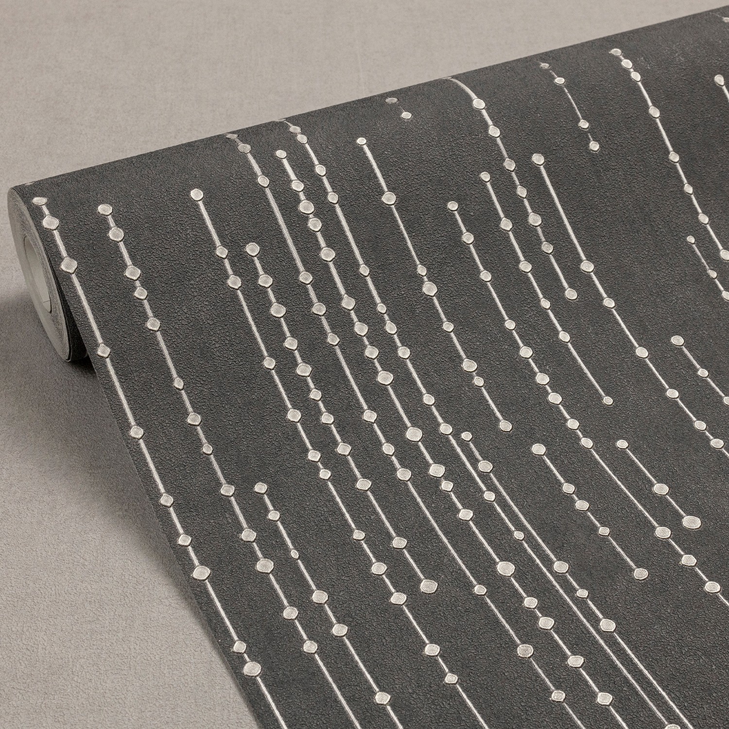 Обои  флиз Ateliero Collier (черн.) 585299 1.06*10м *6