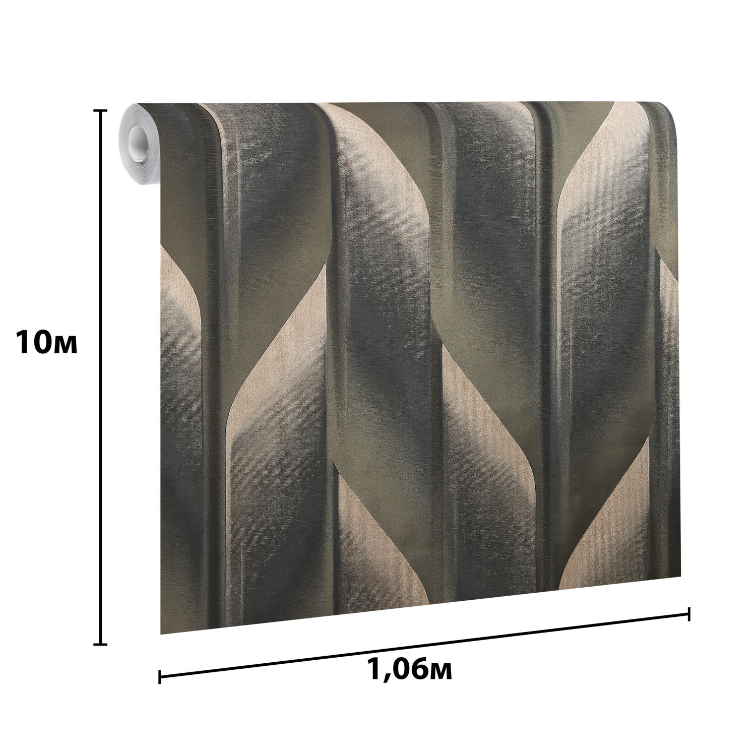 Обои флиз. Артекс Наоми (черн.) 11295-05 10х1.06м *1/6