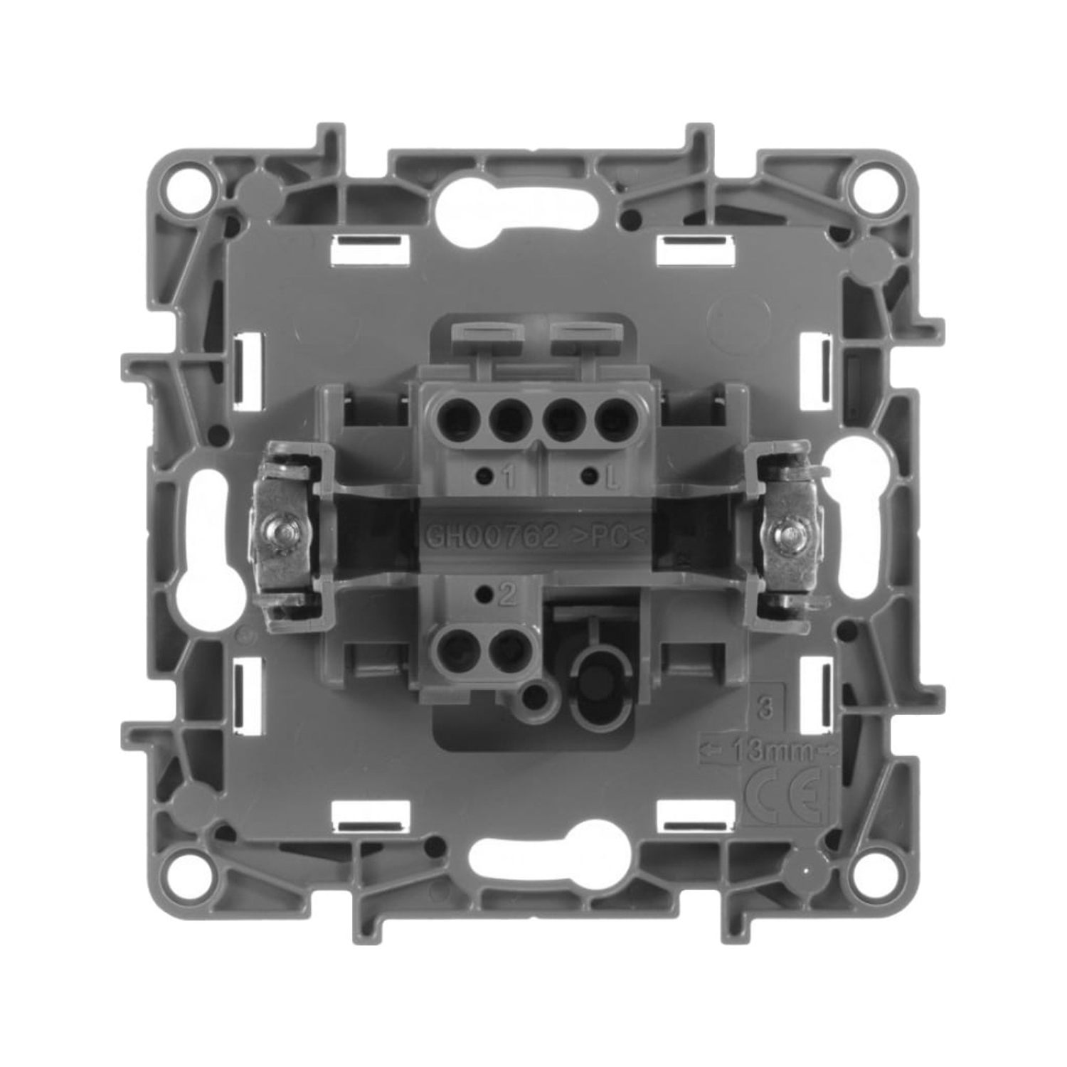 Механизм выключателя "Etika" 1-м. антрацит Leg 672601   *1/10