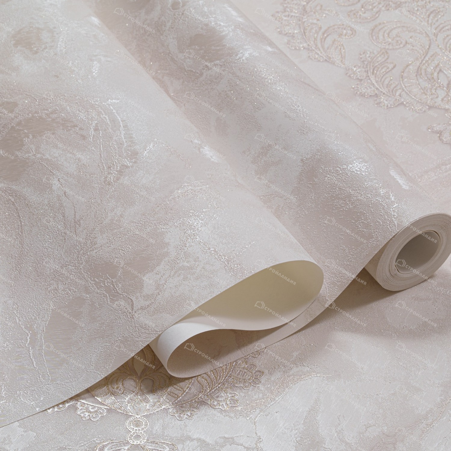 Обои флиз. Артекс Кружево-уни (св.-беж.) 11145-02 10х1.06м *1/6 Обои флиз. Артекс Кружево-уни (св.-беж.) 11145-02 10х1.06м *1/6