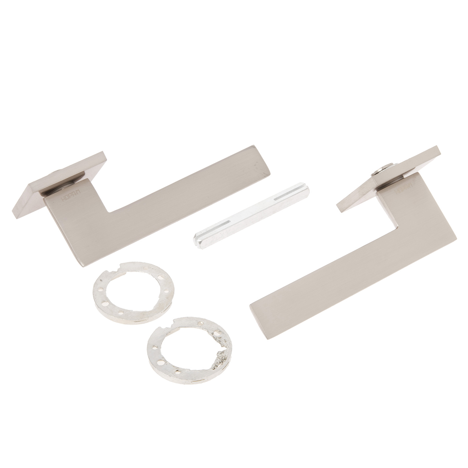 Ручка раздельная НОРА-М Slim 130К, никель матовый