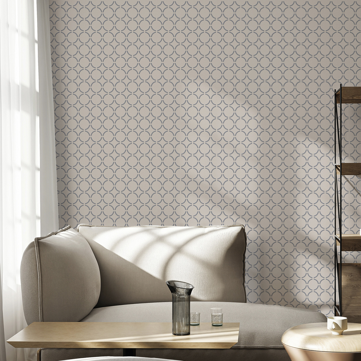 Обои  флиз Victoria Stenova Connect (коричн.) 585268 1.06*10м *6