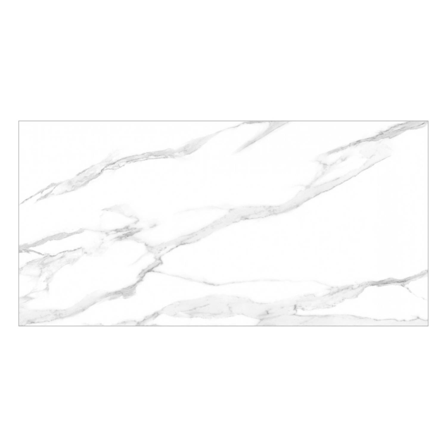 Керамогранит 1.44 м² Global Tile Santi PGT 2204/30, 1200x600х9 мм, полированный, белый