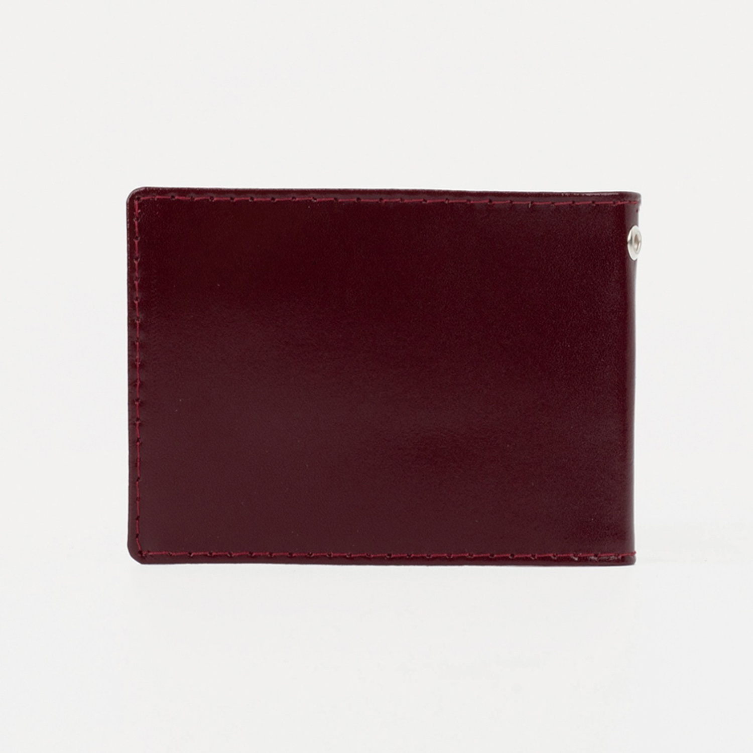 Обложка для удостоверения МВД, 10*0,3*8, шик спилок, тисн.фольга+Герб, 4уг, бордо 164236