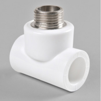 Тройник комбинированный PPRC наруж. резьба Ø 32х1/2"х32 *10/30