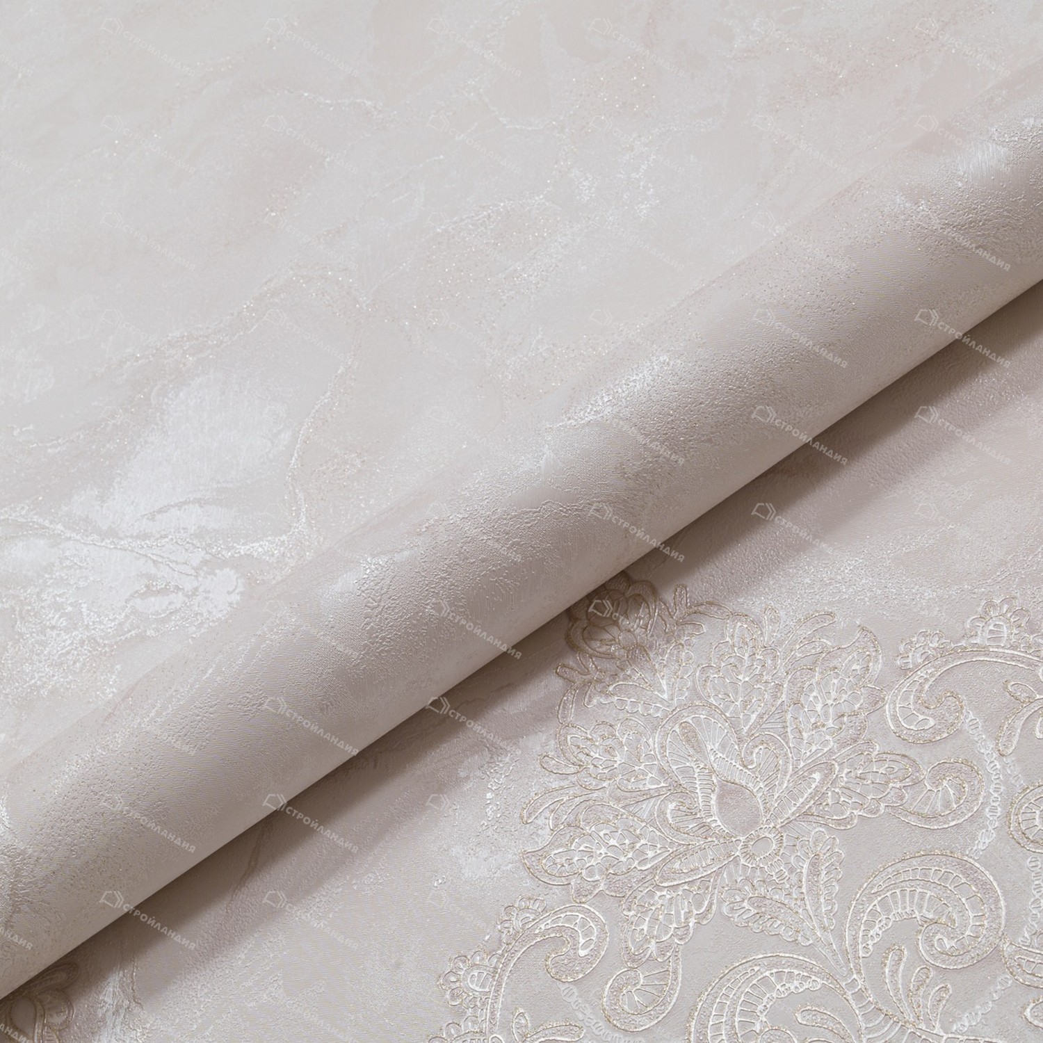 Обои флиз. Артекс Кружево-уни (св.-беж.) 11145-02 10х1.06м *1/6 Обои флиз. Артекс Кружево-уни (св.-беж.) 11145-02 10х1.06м *1/6