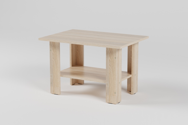 яяяяяяСтол журнальный С-1 700*496*450мм  дуб сонома *1