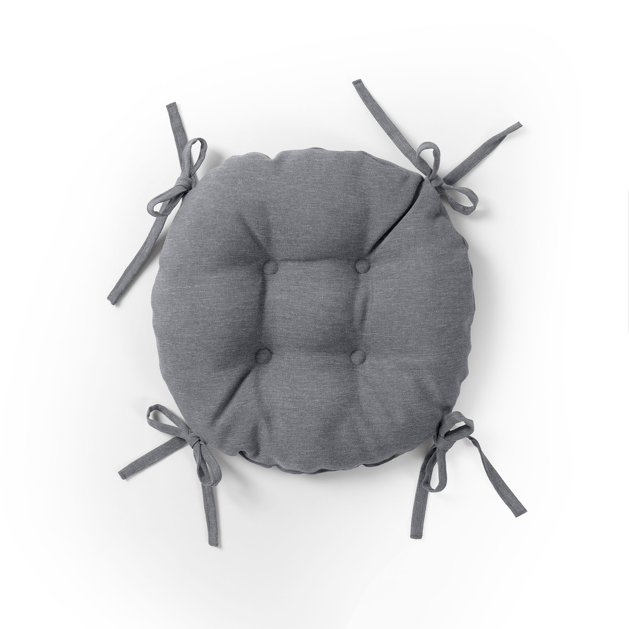 Подушка для стула с тафтингом рогожка круглая d-40см Базальт Волшебная ночь *1/8 Подушка для стула с тафтингом рогожка круглая d-40см Базальт Волшебная ночь *1/8