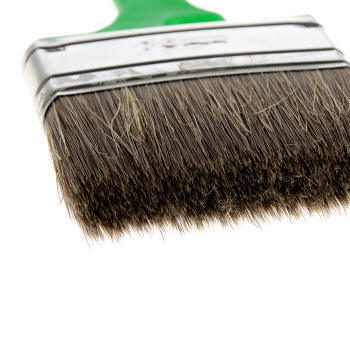 Кисть "Работы по дереву" 70*12 зел.пласт.ручка (Акор) *10/100