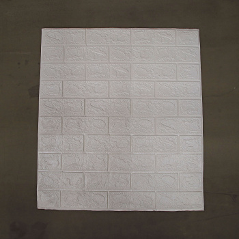 Панель 3D 700х770 мм GRACE, самоклеящаяся, белый кирпич, 0.54 м²