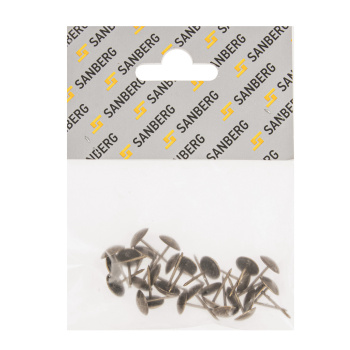 Гвозди мебельные 1.2х20 мм SANBERG, 30 шт., бронза