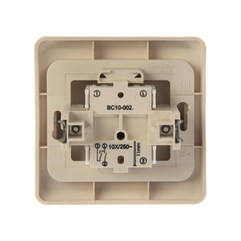 Выключатель "Этюд" СП 2кл. кремовый ВС10-002К *10/20