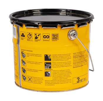 Мастика битумная 3 кг ТехноНиколь АquaMast, кровельная