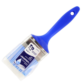 Кисть плоская КФ-2,5 "Лазурит" (арт.0101215/0111424) 63мм пласт.ручк.искусст.щетина *12/480