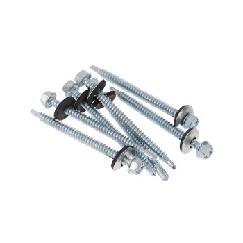 Саморезы кровельные BROZEX 5,5*76 цинк (1000шт) промтара к *1