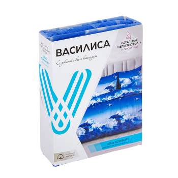 Постельное белье 1,5сп бязь Василиса 1511/1 Океан нав70*70,пр150*214 *1/6 Постельное белье 1,5сп бязь Василиса 1511/1 Океан нав70*70,пр150*214 *1/6