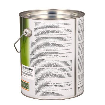 Защитно-декоративное покрытие 2.7 л для древесины АКВАТЕКС 2 в 1, алкидное, махагон