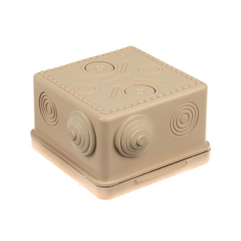 Коробка распаячная 7 вх. ОП 80х80х50мм IP54 сосна TDM SQ1401-0712 инд. штр-код *1/32