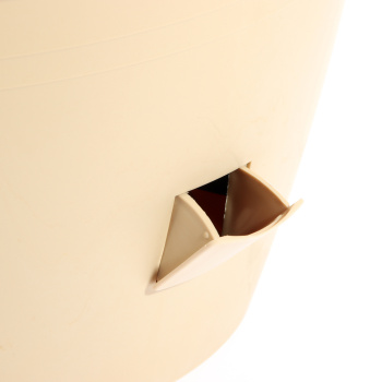 Кашпо пластм. "Lе Jardin"20,5л d верха 400мм h330мм дрен.реш.,прикорн.вент. Зол.мрам.106-3*1/10