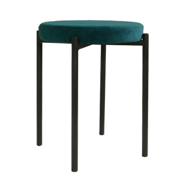 Табурет FORPOST Cindy, 44х50х44 см, микровелюр конфетти изумруд, зеленый Табурет FORPOST Cindy, 44х50х44 см, микровелюр конфетти изумруд, зеленый