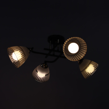 Люстра A3938/4 FGD+ВК Е27 4*40Вт ( h=250; d=640) S=16м2 VERNER LIGHTING *1 Люстра A3938/4 FGD+ВК Е27 4*40Вт ( h=250; d=640) S=16м2 VERNER LIGHTING *1