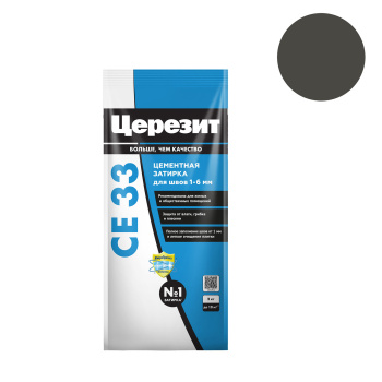 Затирка для швов 2 кг Церезит CE 33, графит Затирка для швов 2 кг Церезит CE 33, графит
