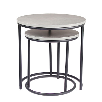 Стол журнальный МАТРЕШКА комплект столешниц 2 шт.ЛДСП Каспий темный+Подстолье труба КРУГЛАЯ ЧЕРНАЯ*1 Стол журнальный МАТРЕШКА комплект столешниц 2 шт.ЛДСП Каспий темный+Подстолье труба КРУГЛАЯ ЧЕРНАЯ*1